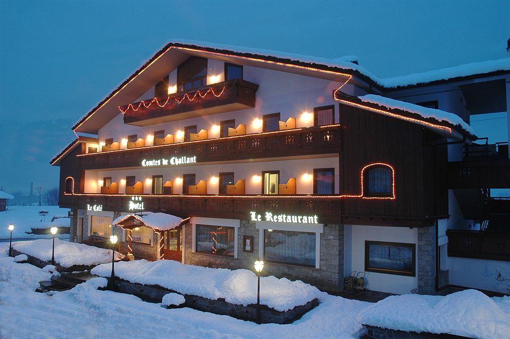 Hotel Comtes De Challant Albergo Etico Valle D'Aosta Fenis Exterior photo